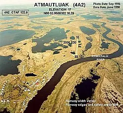 View of Atmautluak Airport