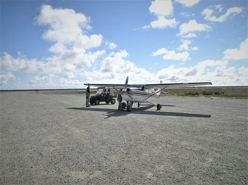 View of Tuntutuliak Airport