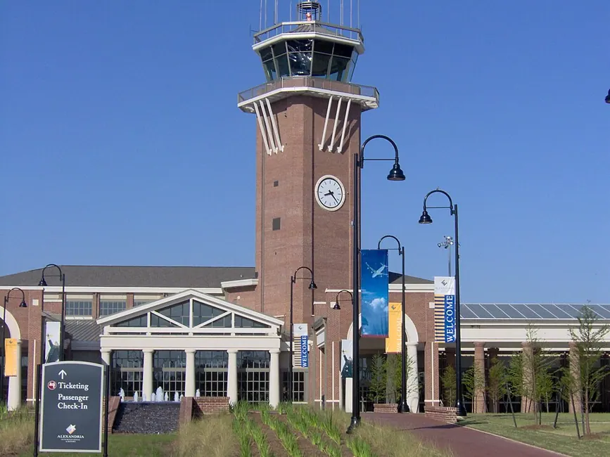 View of Alexandria International Airport