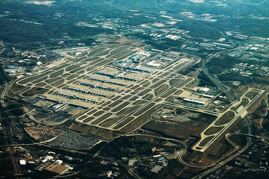 View of Hartsfield Jackson Atlanta International Airport