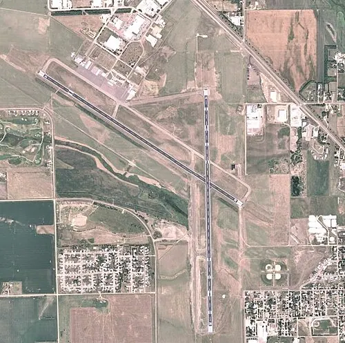 View of Watertown Regional Airport