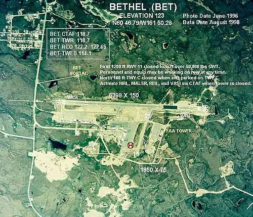 View of Bethel Airport