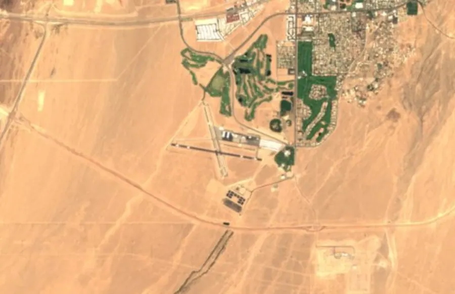 Historical satellite view of Boulder City Municipal Airport · 2016–17 imagery