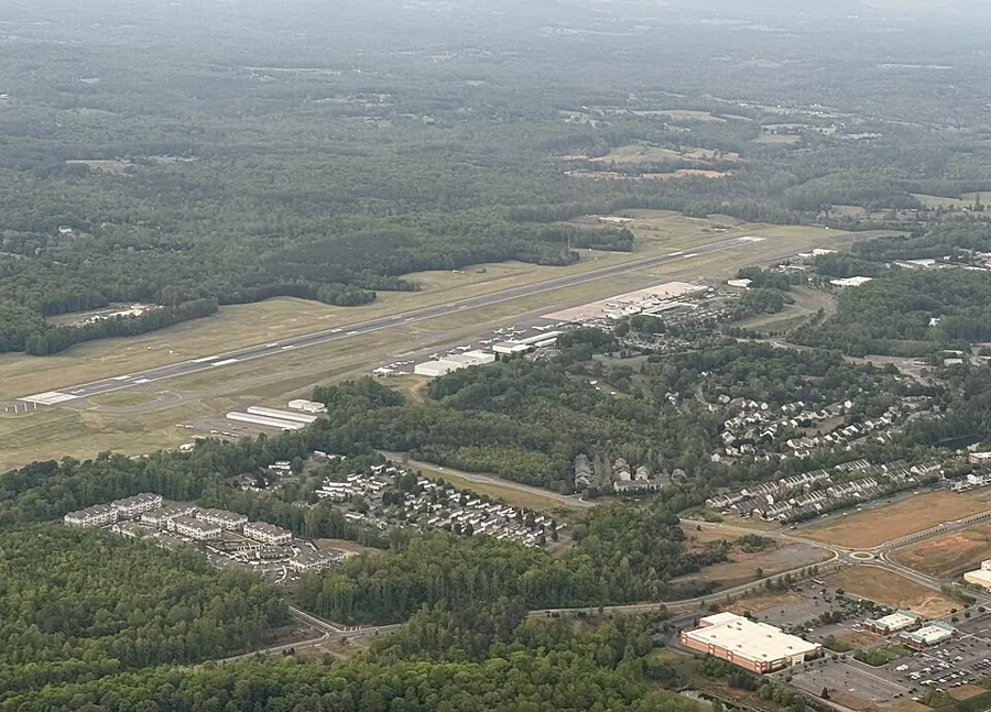 View of Charlottesville Albemarle Airport