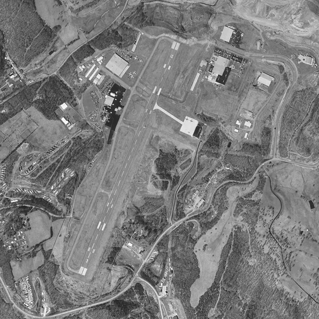 View of North Central West Virginia Airport
