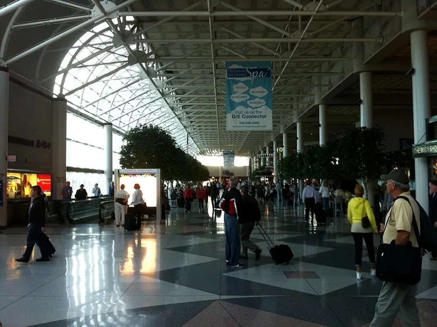 View of Charlotte Douglas International Airport