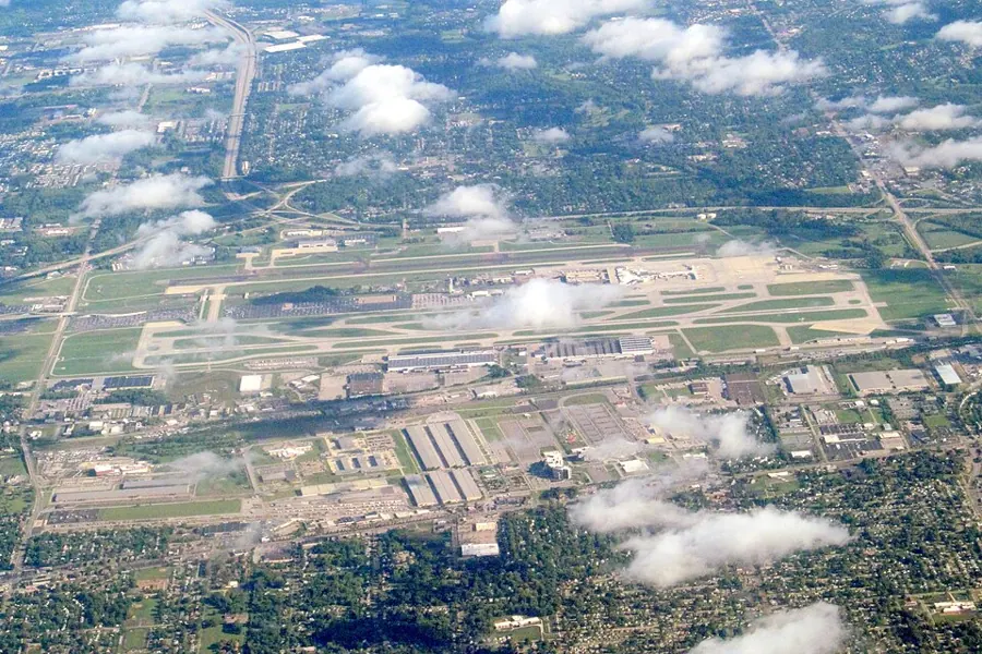 View of John Glenn Columbus International Airport