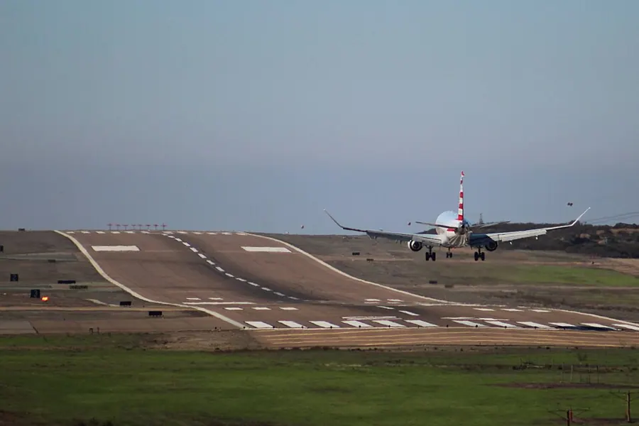 View of McClellan-Palomar Airport