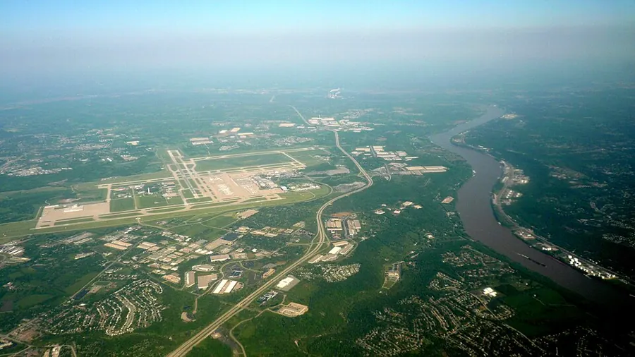 View of Cincinnati Northern Kentucky International Airport