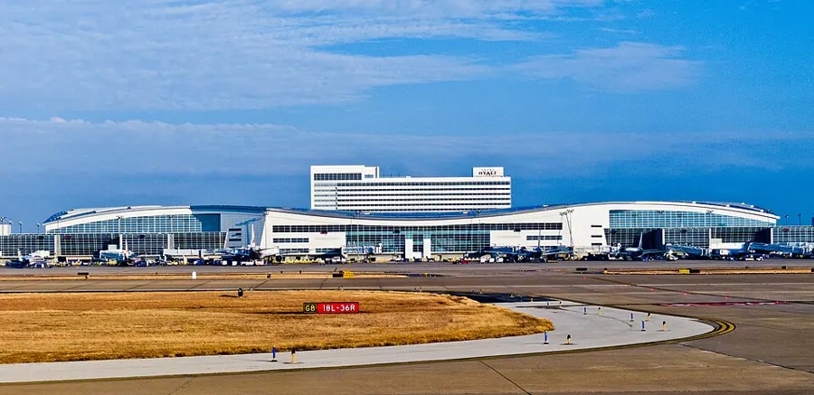 View of Dallas Fort Worth International Airport