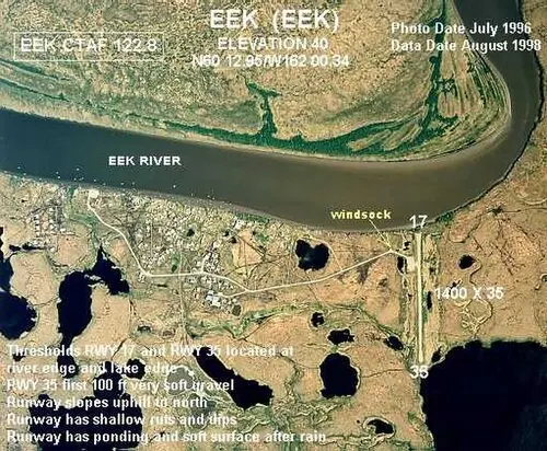 View of Eek Airport