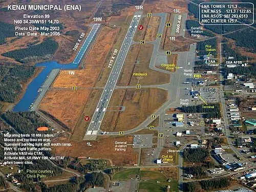 View of Kenai Municipal Airport