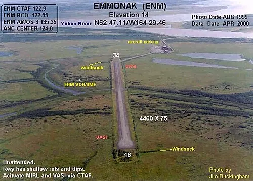 View of Emmonak Airport