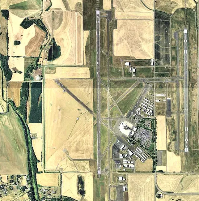 View of Eugene Airport