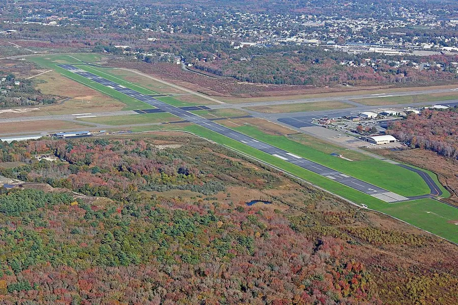 View of New Bedford Regional Airport