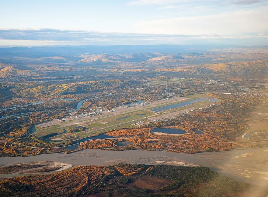 View of Fairbanks International Airport