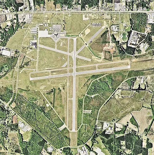 View of Florence Regional Airport