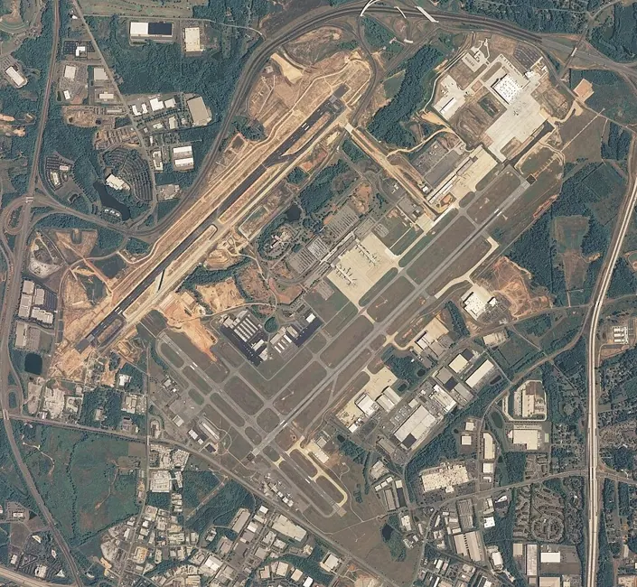 View of Piedmont Triad International Airport