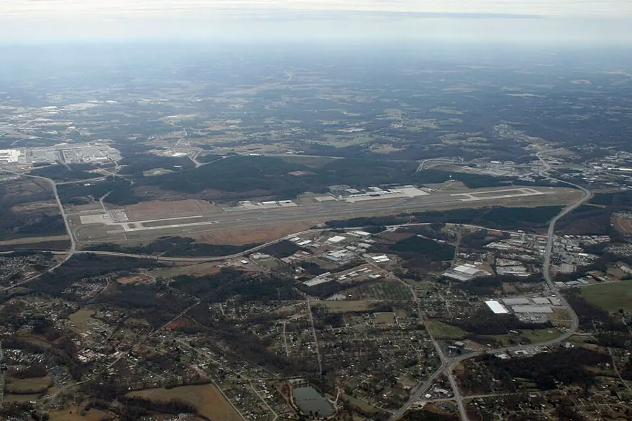 View of Greenville-Spartanburg International Airport
