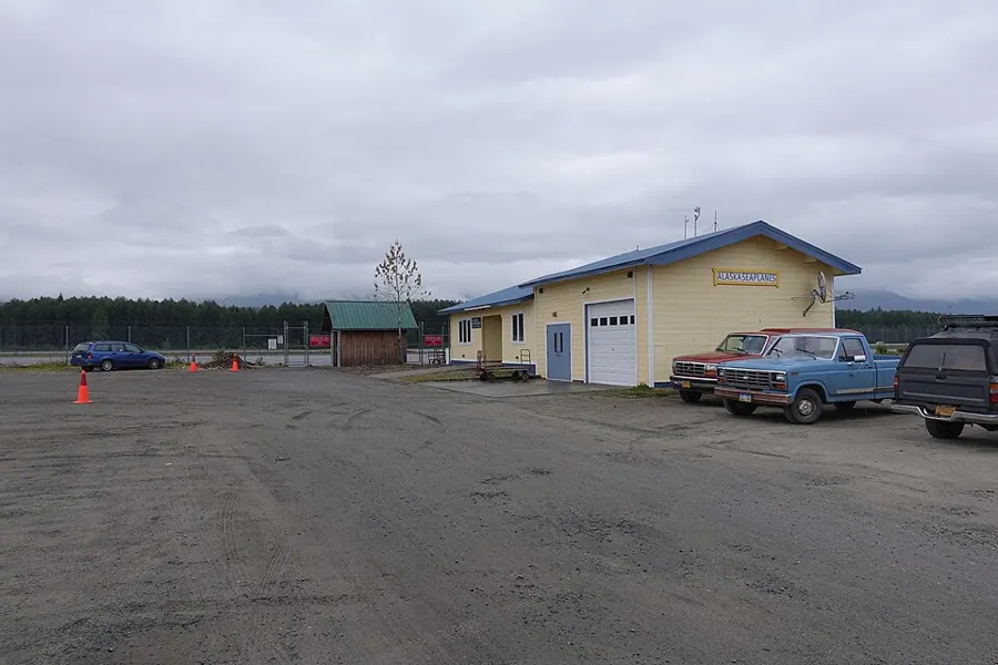 View of Gustavus Airport