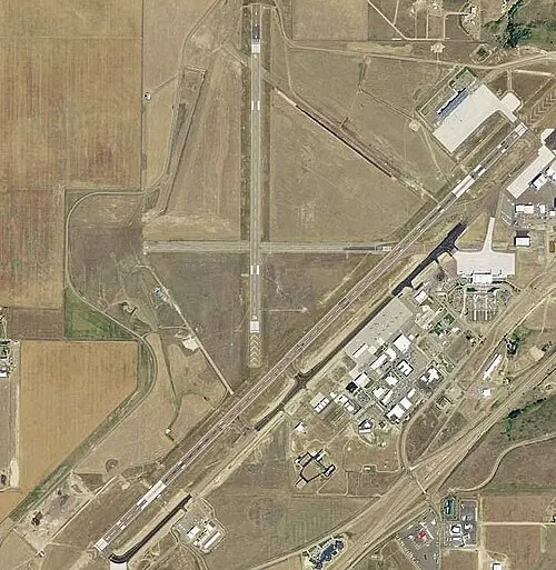 View of Great Falls International Airport