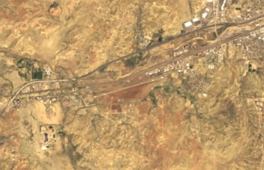 Historical satellite view of Gallup Municipal Airport · 2016–17 imagery