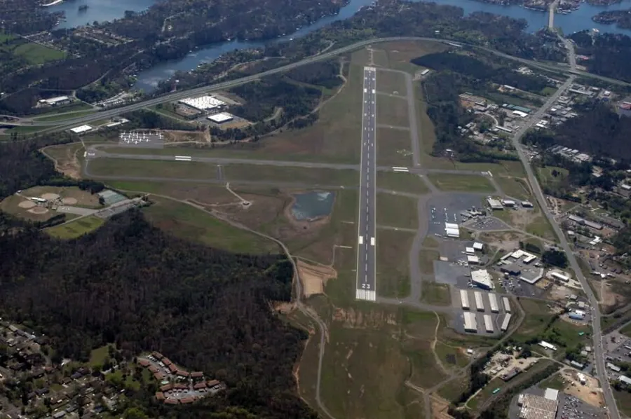 View of Memorial Field Airport
