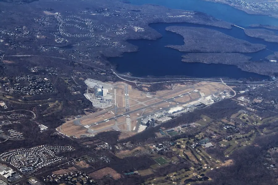 View of Westchester County Airport
