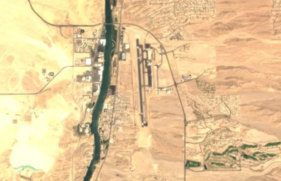 Historical satellite view of Laughlin Bullhead International Airport · 2016–17 imagery