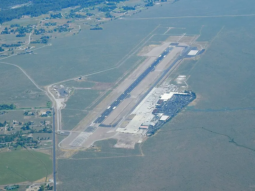 View of Jackson Hole Airport