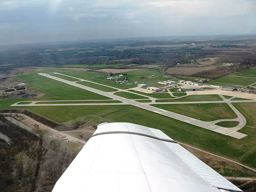 View of Purdue University Airport