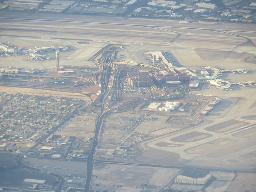 View of Harry Reid International Airport