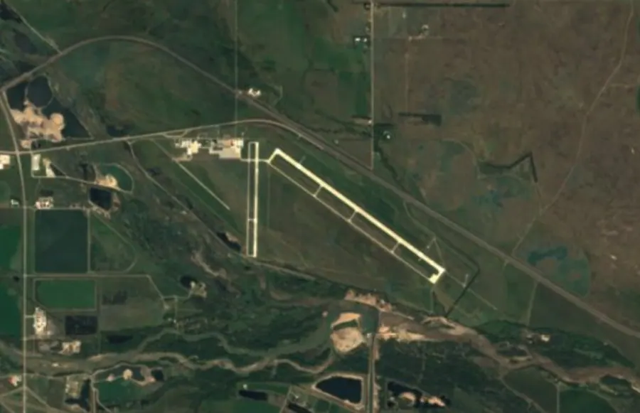 Historical satellite view of North Platte Regional Airport Lee Bird Field · 2016–17 imagery