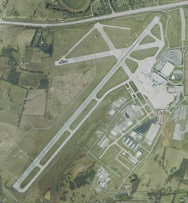 View of Blue Grass Airport