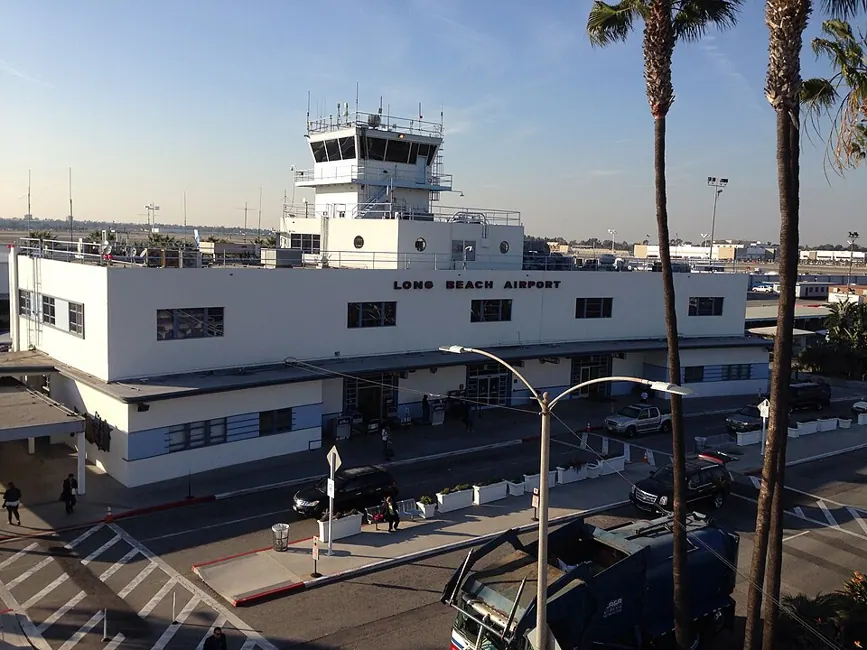 View of Long Beach International Airport