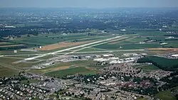View of Lancaster Airport