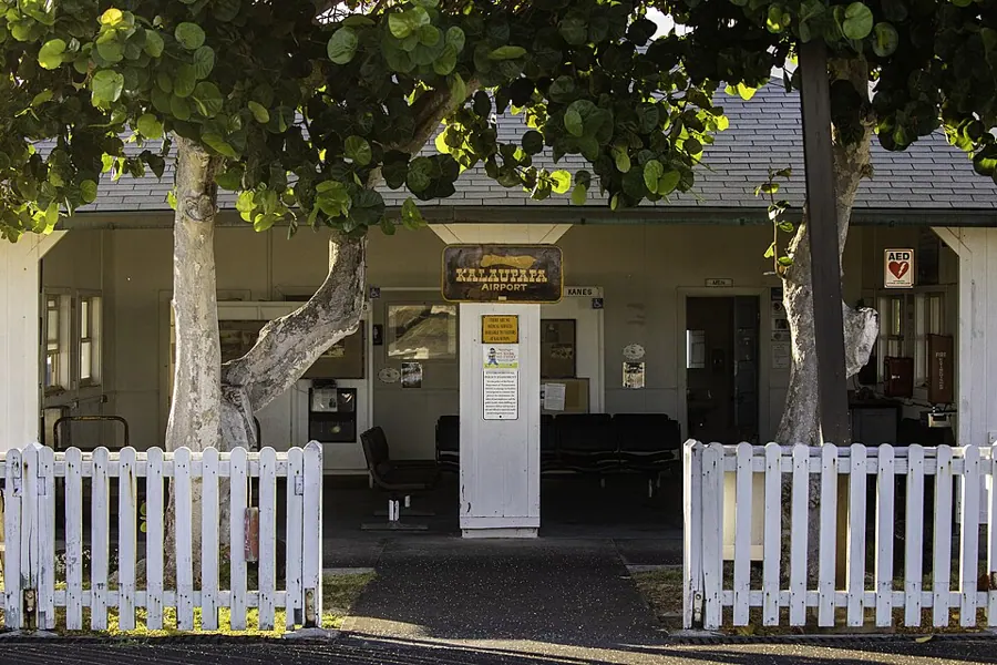 View of Kalaupapa Airport