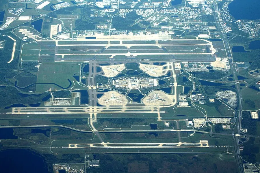 View of Orlando International Airport