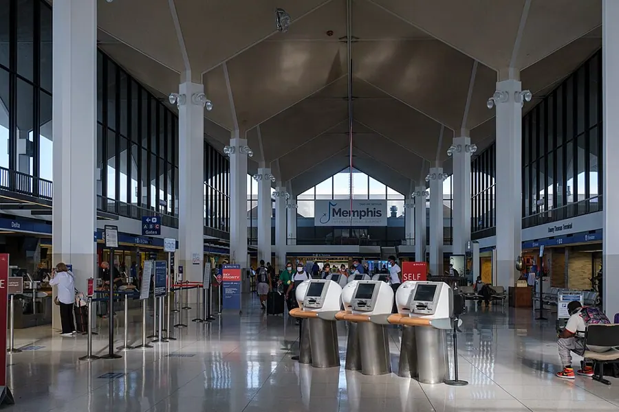 View of Frederick W. Smith International Airport