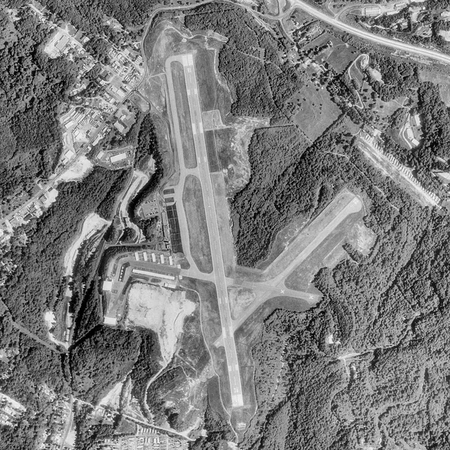 View of Morgantown Municipal Airport Walter L. (Bill) Hart Field