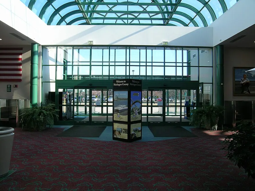 View of Muskegon County Airport