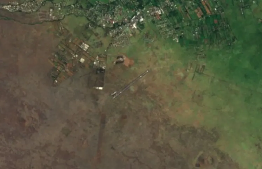 Historical satellite view of Waimea Kohala Airport · 2016–17 imagery