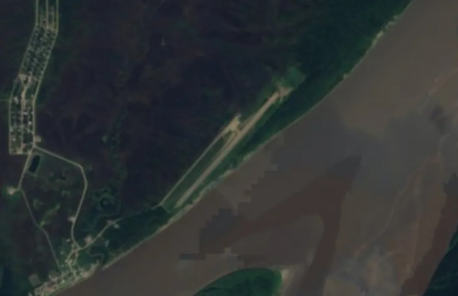 Historical satellite view of Nulato Airport · 2016–17 imagery