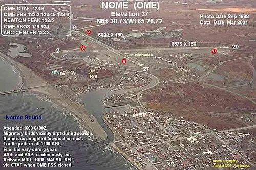 View of Nome Airport