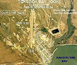 View of Toksook Bay Airport