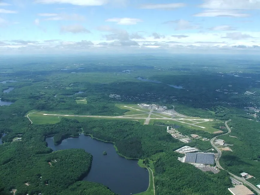 View of Worcester Regional Airport