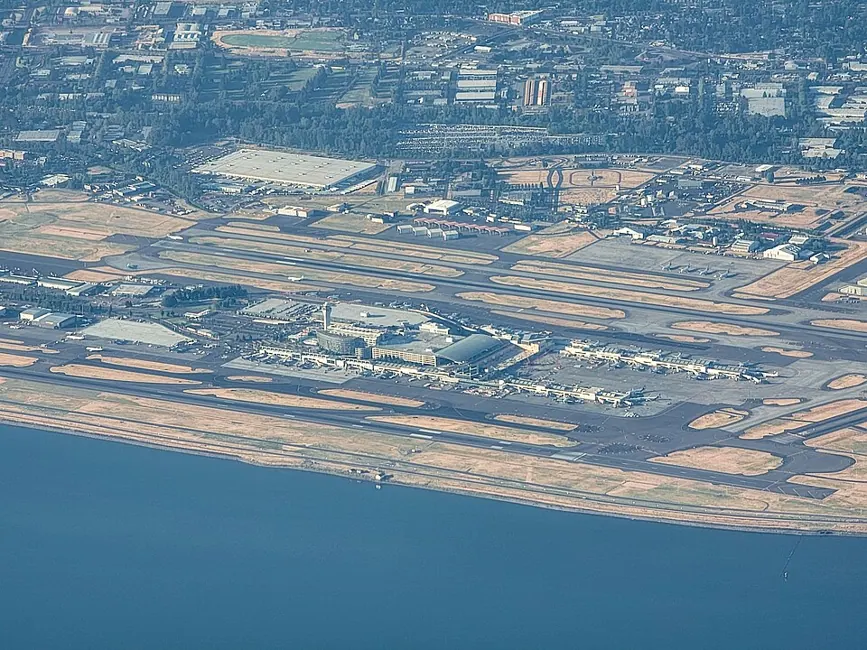 View of Portland International Airport