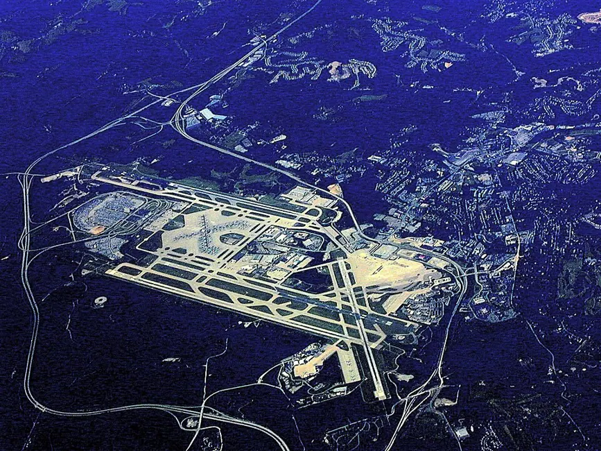 View of Pittsburgh International Airport