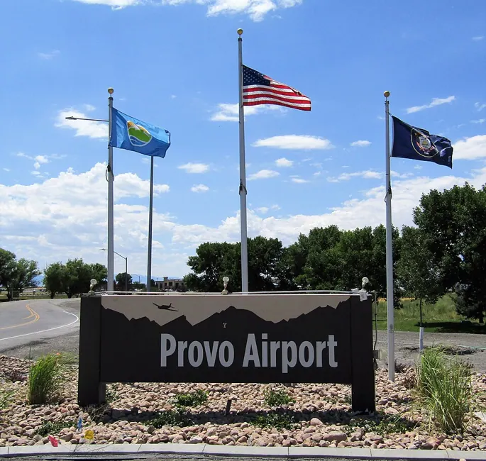 View of Provo Municipal Airport