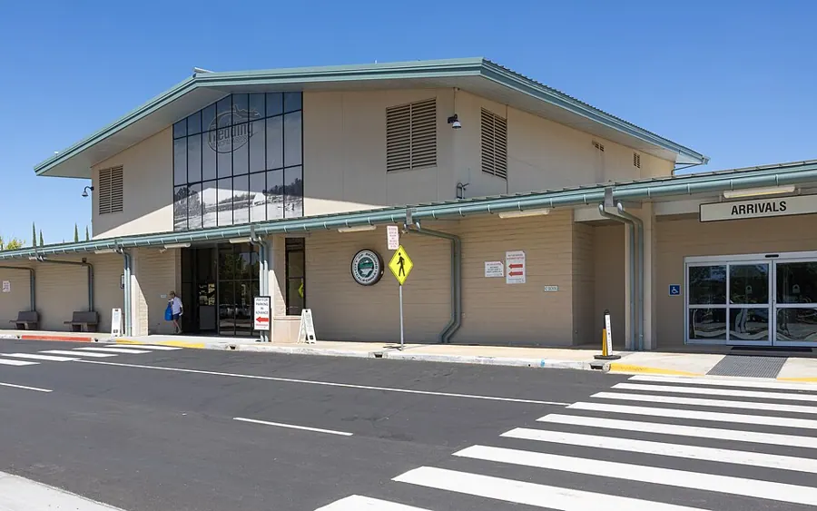View of Redding Municipal Airport